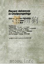 RECENT ADVANCES IN OTOLARYNGOLOGY NUMBER FOUR 1973 PDF电子版封面 0443009813
