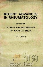 RECENT ADVANCES IN RHEUMATOLOGY  NUMBER ONE（1976 PDF版）