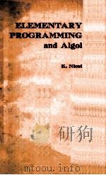Elementary programming and Algol（1965 PDF版）