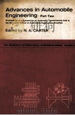 ADVANCES IN AUTOMOBILE ENGINEERING  PART TWO（1964 PDF版）