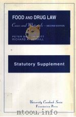 Statutory supplement to food and drug law cases and materials second edition（1980 PDF版）