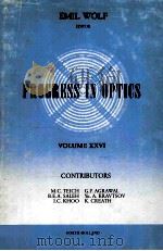 Progress in optics Vol.26（1988 PDF版）