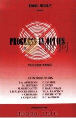 Progress in optics Vol. XXXVI（1996 PDF版）