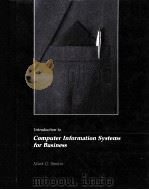 Introduction to computer information systems for business（1987 PDF版）