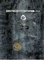 ANALYSIS INSTRUMENTATION  1964（1964 PDF版）