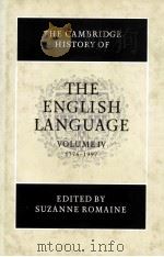 THE CAMBRIDGE HISTORY OF THE ENGLISH LANGUAGE  VOLUME IV（1998 PDF版）