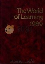 THE WORLD OF LEARNING 1989  THIRTY-NINTH EDITION（1989 PDF版）