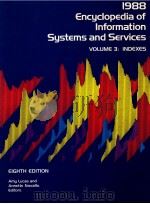 1988 ENCYCLOPEDIA OF INFORMATION SYSTEMS AND SERVICES  VOLUME 3:INDEXES  EIGHTH EDITION（1988 PDF版）