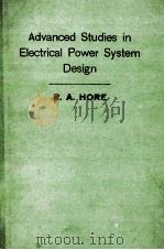 Advanced studies in electrical power system design（1965 PDF版）