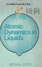 Atomic dynamics in liquids（1976 PDF版）