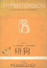 HYPERTENSION RECENT ADVANCES AND RESEARCH（1982 PDF版）
