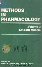 METHODS IN PHARMACOLOGY  VOLUME 3 SMOOTH MUSCLE（1975 PDF版）