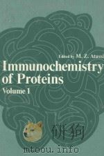 IMMUNOCHEMISTRY OF PROTEINS  VOLUME 1（1977 PDF版）