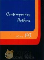 CONTEMPORARY AUTHORS VOLUME 143 1994 PDF电子版封面 081035554X