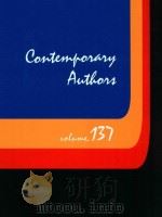 CONTEMPORARY AUTHORS VOLUME 137 1992 PDF电子版封面 0810319624