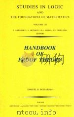STUDIES IN LOGIC AND THE FOUNDATIONS OF MATHEMATICS  VOLUME 137  HANDBOOK OF PROOF THEORY（1998 PDF版）