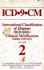 THE INTERNATIONAL CLASSIFICATION OF DISEASES 9TH REVISION CLINICAL MODIFICATION CLINICAL MODIFICATIO（1989 PDF版）