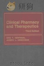 CLINICAL PHARMACY AND THERAPEUTICS  THIRD EDITION（1984 PDF版）