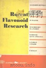 RECENT FLAVONOID RESEARCH 1973 PDF电子版封面