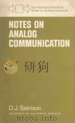 NOTES ON ANALOG COMMUNICATION（1970 PDF版）