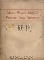MICRO WAVES 1976-77 PRODUCT DATA DIRECTORY（1977 PDF版）