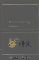 CLINICAL TOXICOLOGY THIRD EDITION（1983 PDF版）