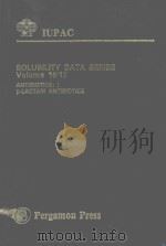 SOLUBILITY DATA SERIES  VOLUME 16/17:ANTIBIOTICS 1 β-LACTAM ANTIBIOTICS（1985 PDF版）