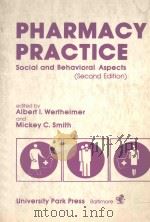 PHARMACY PRACTICE:SOCIAL AND BEHAVIORAL ASPECTS  SECOND EDITION（1981 PDF版）