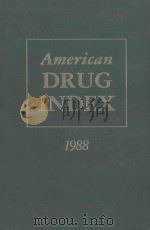 AMERICAN DRUG INDEX 1988  32ND EDITION（1988 PDF版）