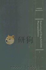 EVALUATION OF DRUG ACTIVITIES:PHARMACOMETRICS  VOLUME 1（1964 PDF版）
