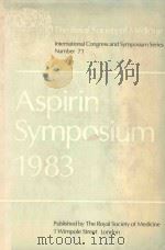 ASPIRIN SYMPOSIUM 1983（1984 PDF版）