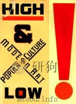 High & Low modern art popular culture（1991 PDF版）