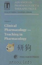 CLINICAL PHARMACOLOGY TEACHING IN PHARMACOLOGY（1982 PDF版）