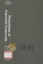 BIOSYNTHESIS OF ISOPRENOID COMPOUNDS  VOLUME 1（1981 PDF版）
