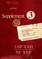 SUPPLEMENT 3 USP 22 NF 17 1990 PDF电子版封面