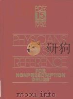 PHYSICIANS' DESK REFERENCE FOR NONPRESCRIPTION DRUGS 1994 15 EDITION（1994 PDF版）