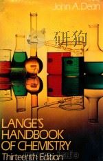 Lange's Handbook of chemistry (thirteenth edition)（1985 PDF版）
