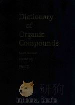 Dictionary of organic compounds volume six phl—z p—0-02797—Z-0-00015（1996 PDF版）