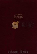 Catalysis by metals and alloys（1995 PDF版）
