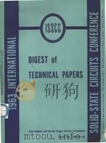 1963 INTERNATIONAL SOLID-STATE CIRCUITS CONFERENCE DIGEST OF TECHNICAL PAPERS FIRST EDITION（1963 PDF版）
