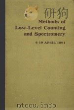 PROCEEDINGS SERIES METHODS OF LOW-LEVEL COUNTING AND SPECTROMETRY 1981（1981 PDF版）