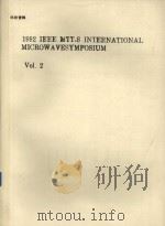 1992 IEEE MTT-S INTERNATIONAL MICROWAVE SYMPOSIUM DIGEST Vol.2 1992 PDF电子版封面 DON W.REID