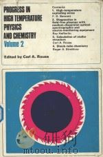 PROGRESS IN HIGH TEMPERATURE PHYSICS AND CHEMISTRY VOLUME 2（1968 PDF版）