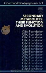 Secondary metabolites  their function and evolution（1992 PDF版）