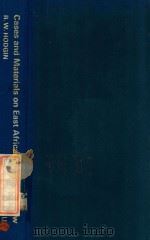 CASES AND MATERIALS ON EAST AFRICAN MERCANTILE LAW（1972 PDF版）