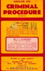 THE LAW OF CRIMINAL PROCEDURE 1984 PDF电子版封面