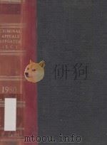 CRIMINAL APPEALS REPORTER  SUPREME COURT  1980   1980  PDF电子版封面     
