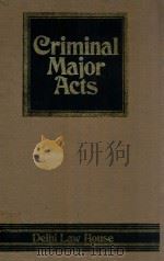 CRIMINAL MANUAL MAJOR ACTS  TENTH EDITION（1984 PDF版）