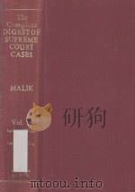 THE COMPLETE DIGEST OF SUPREME COURT CASES  VOL.X（1979 PDF版）
