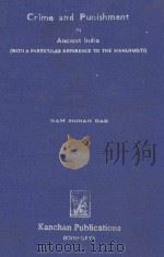 CRIME AND PUNISHMENT IN ANCIENT INDIA（1982 PDF版）